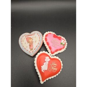 Lot Of 3 VTG Valentine's Day Pins American Greetings/ Hallmark